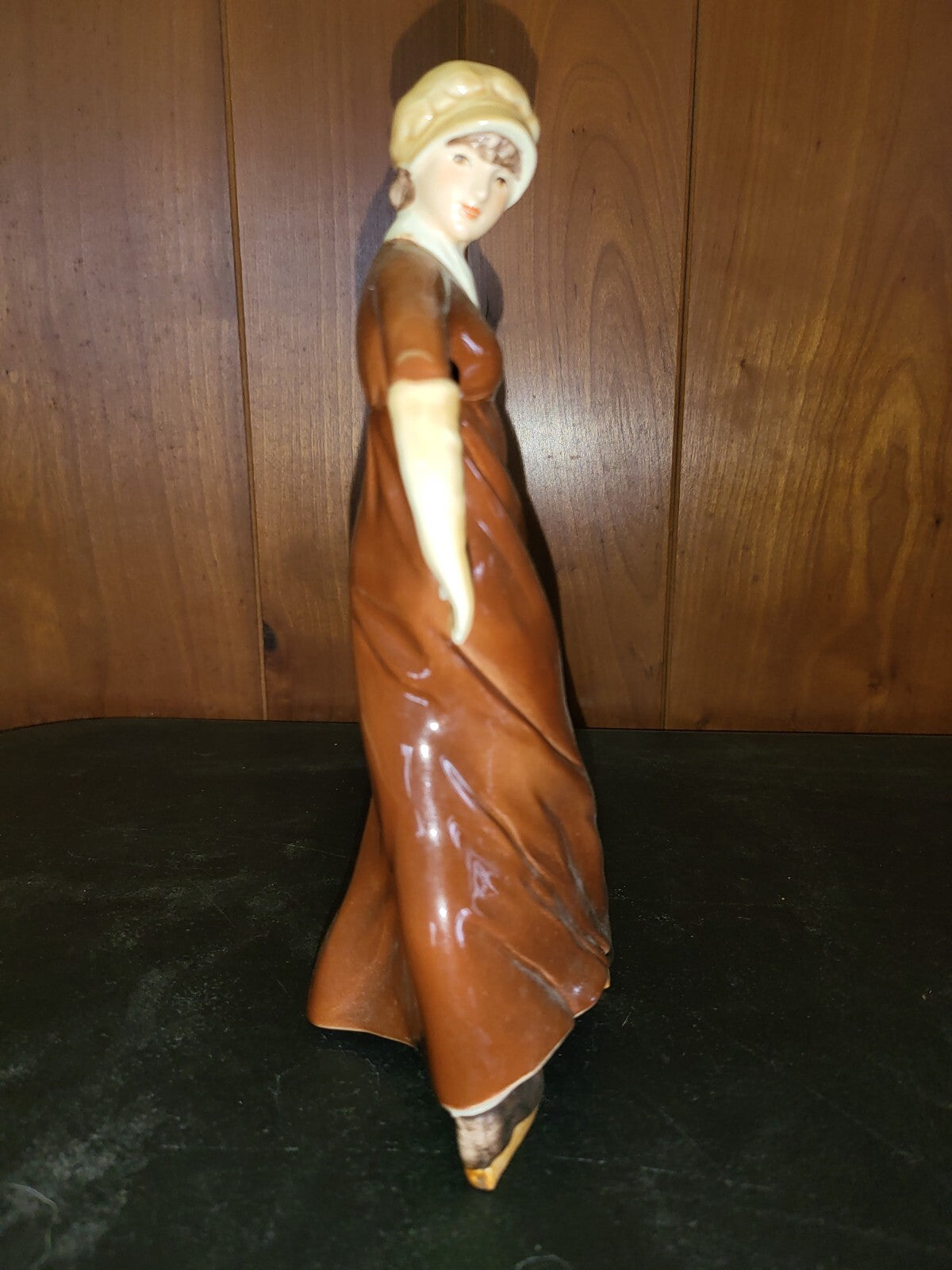 Figurine - Goebel Skimming Gently 1800 Ice Skater 16 294 21 8.5"H
