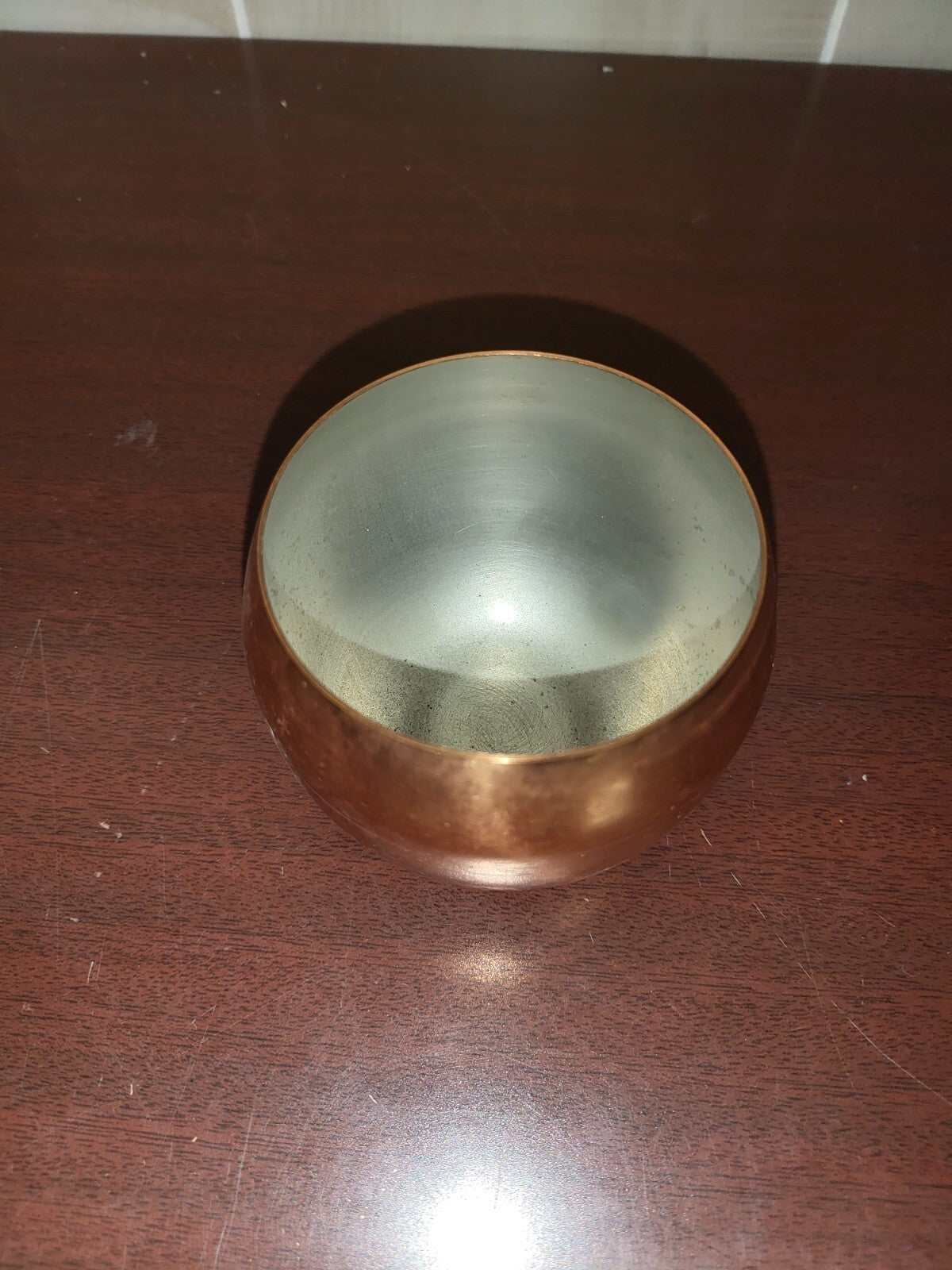 Coppercraft Guild Copper Cup /Bowl Roly-Poly Mini Vase 3.25 x 2.25" Shiny #2997