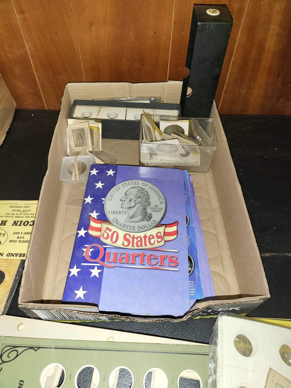 Misc Lot of Coin Collection Sleeves & Pages Variety