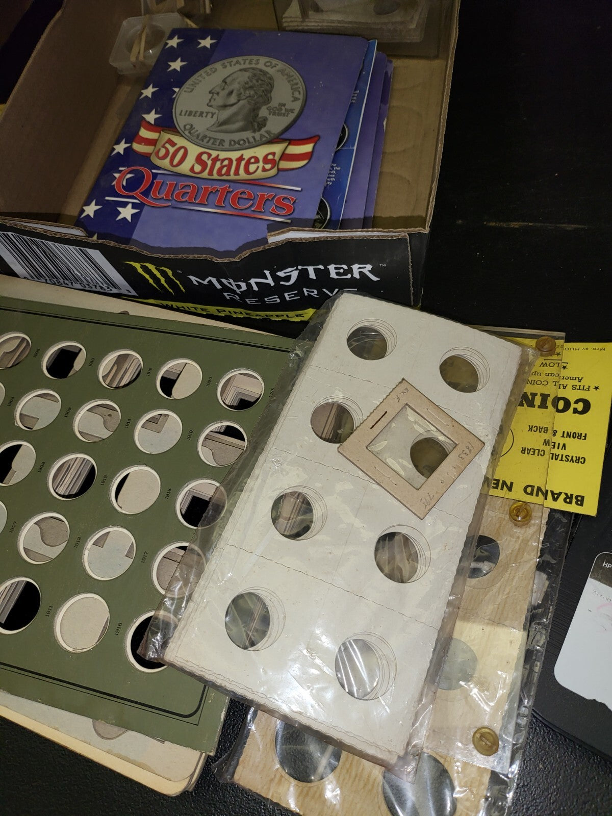 Misc Lot of Coin Collection Sleeves & Pages Variety