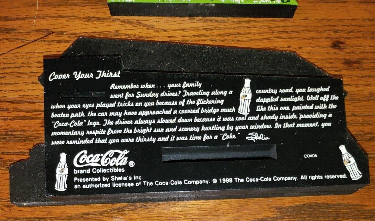3 Shelia's Wood Block Decor Coca-Cola COK05 1995 COK04 1998 COK13 1999