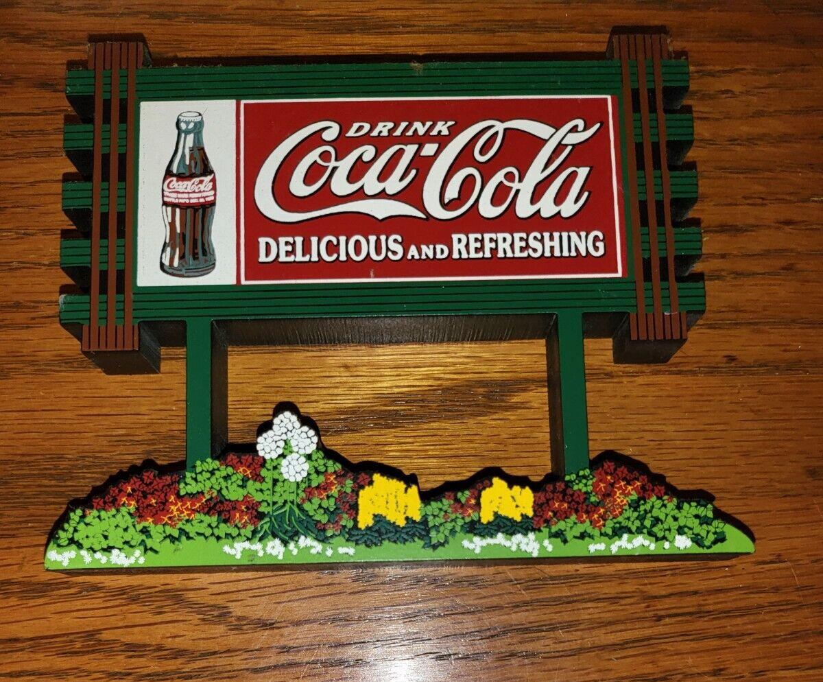 3 Shelia's Wood Block Decor Coca-Cola COK05 1995 COK04 1998 COK13 1999