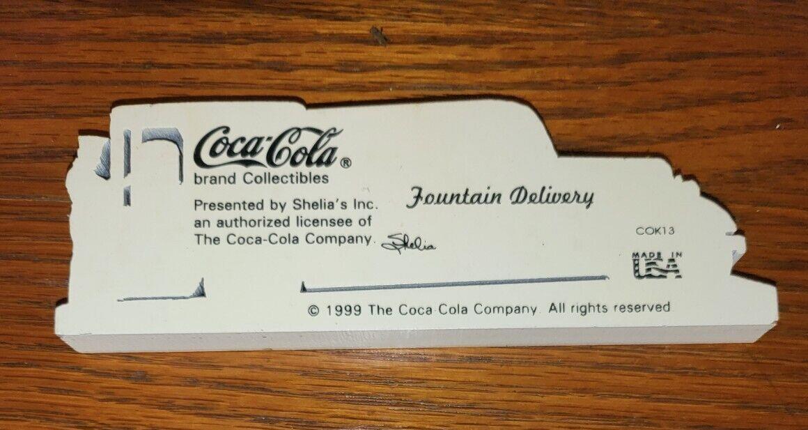 3 Shelia's Wood Block Decor Coca-Cola COK05 1995 COK04 1998 COK13 1999