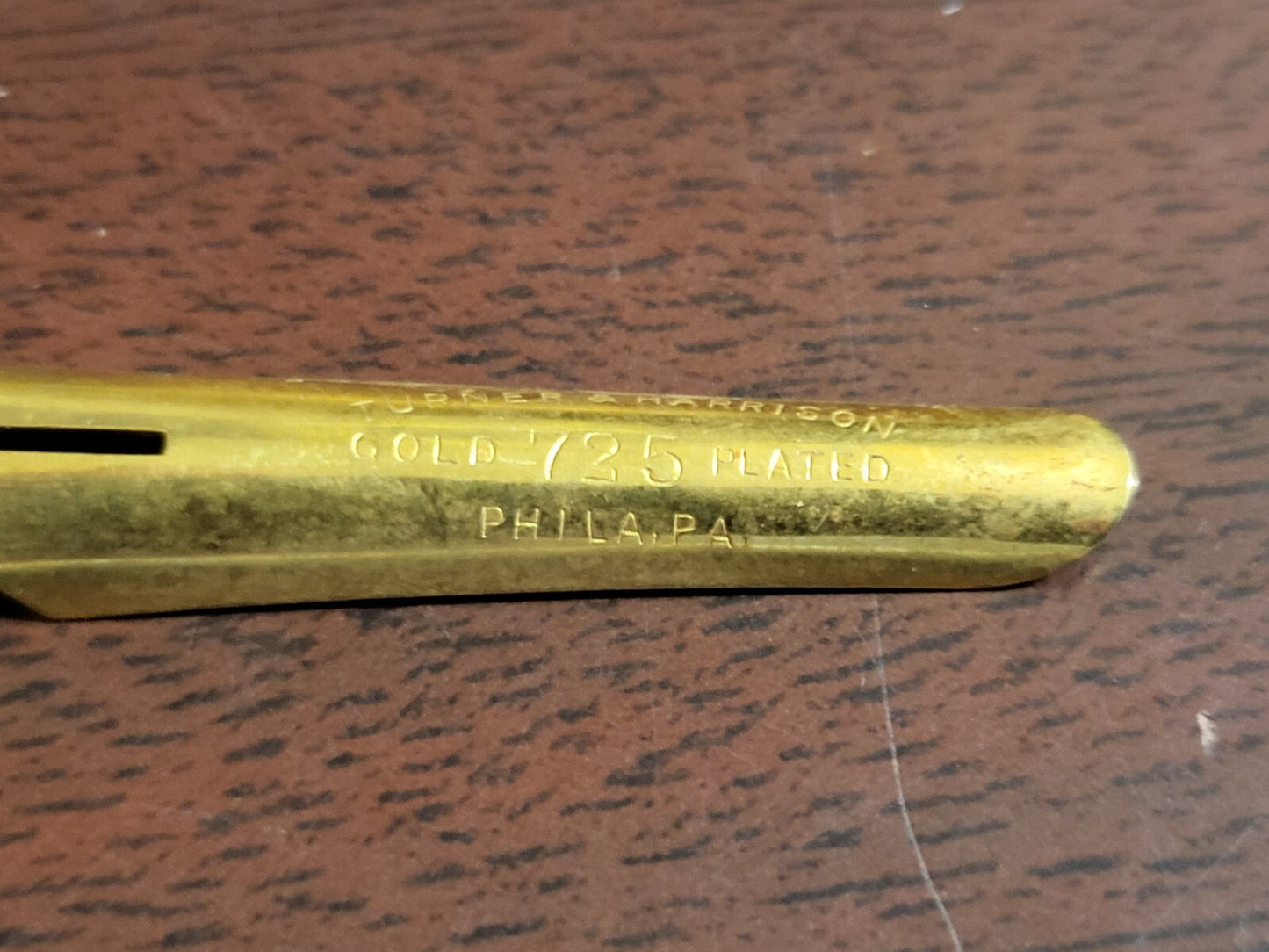 4 Vintage Turner & Harrison Gold .725 Plate Fountain Pen Tips #150
