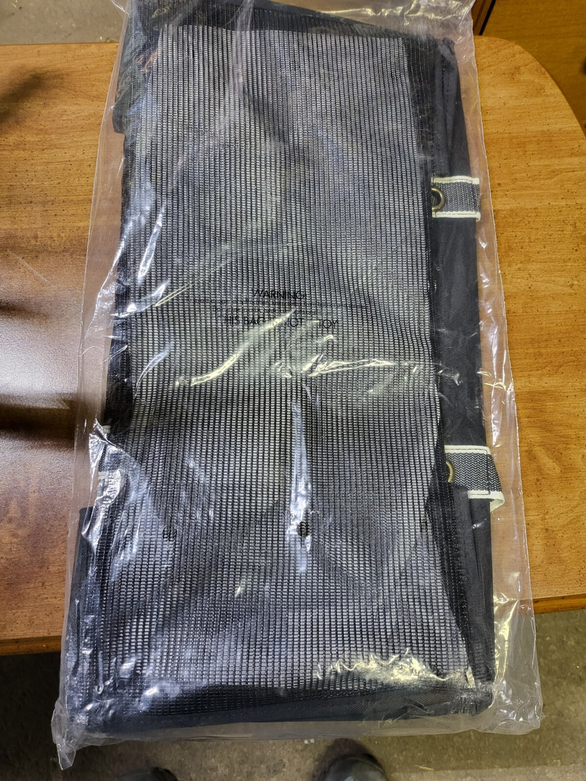 thirty-one Large Utility Tote Black Mesh 11.75H x 21.5L x 10"D #119