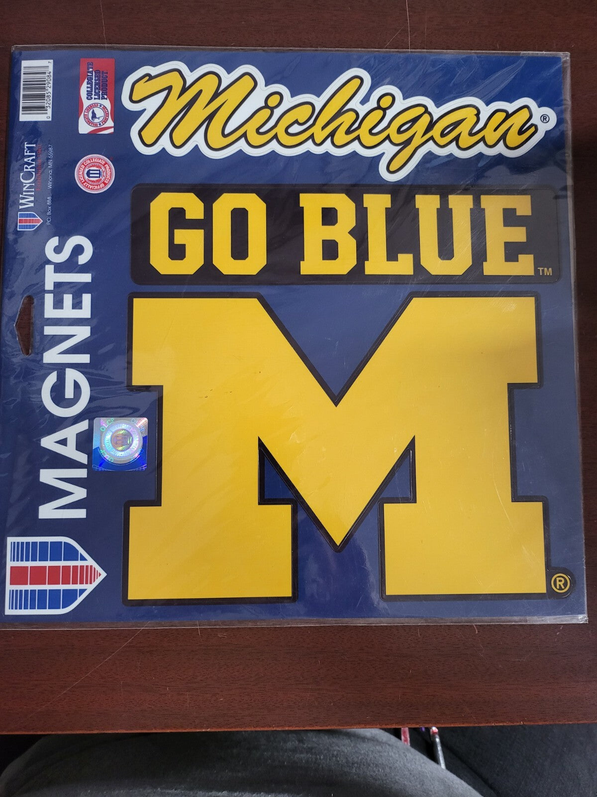 University of Michigan 3 Magnets US Made Officially Licensed Product NIP