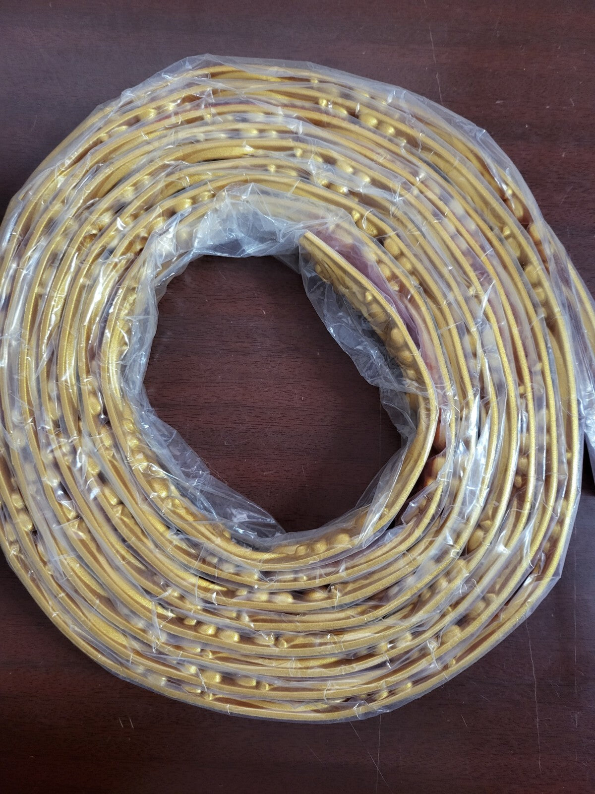 16 ft x 1" Gold Self Adhesive Trim Molding Wall Décor Craft MORE Plastic Dimens