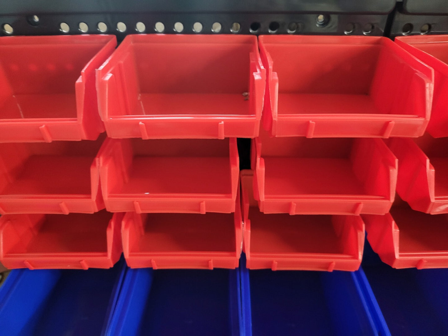 Plastic Storage Bins Garage Organizer Wall Set Tools Hardware More *desc