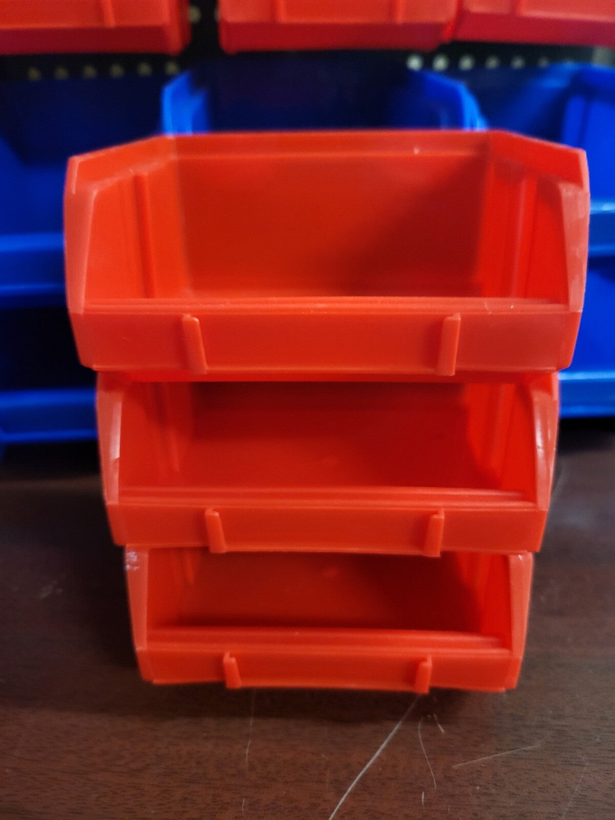Plastic Storage Bins Garage Organizer Wall Set Tools Hardware More *desc