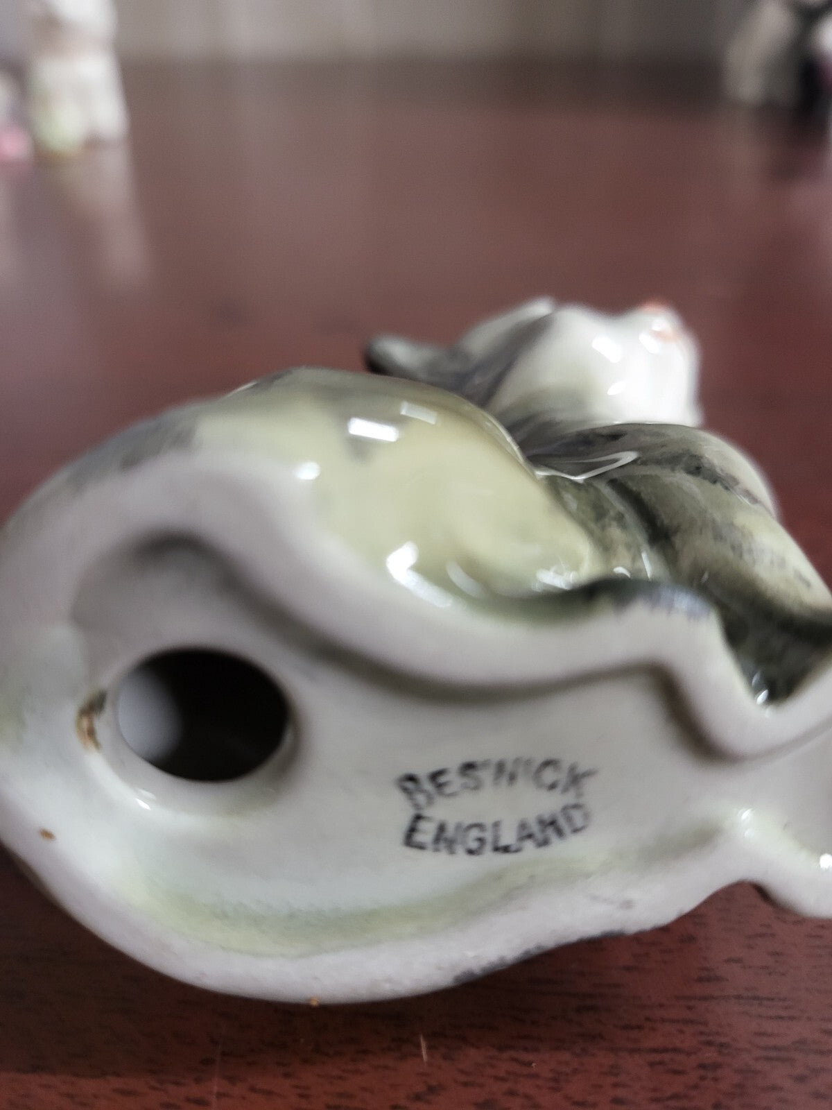 Beswick Cat Kitten Gray Tabby Figurine 3H x 2.5"W Porcelain