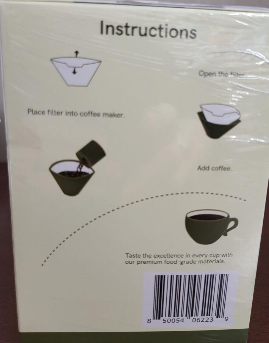 300 Coffee Filters #2 Cone Fits All 2 - 6 Cup Cone Coffee Makers SEALED FriC