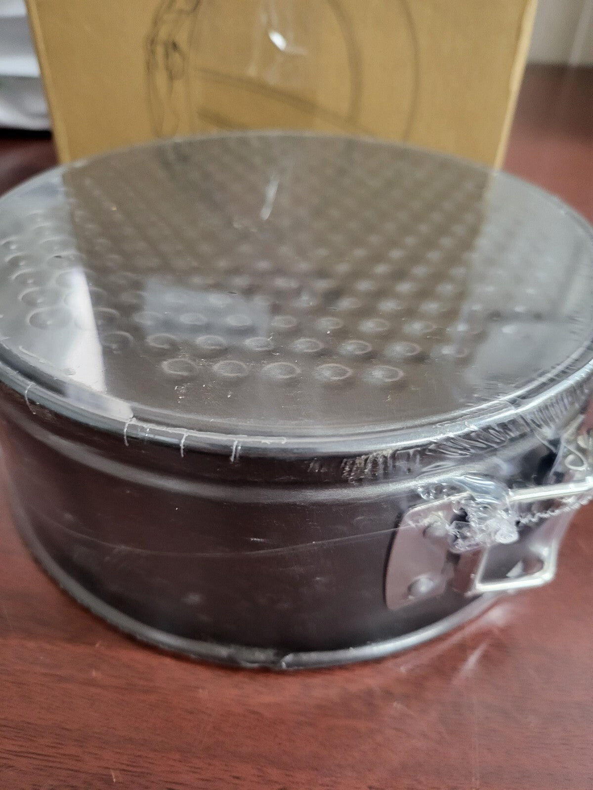 7 Inch Spring Form Pan 2.75"D Steel Dark Gray Cake Cheesecake Ring