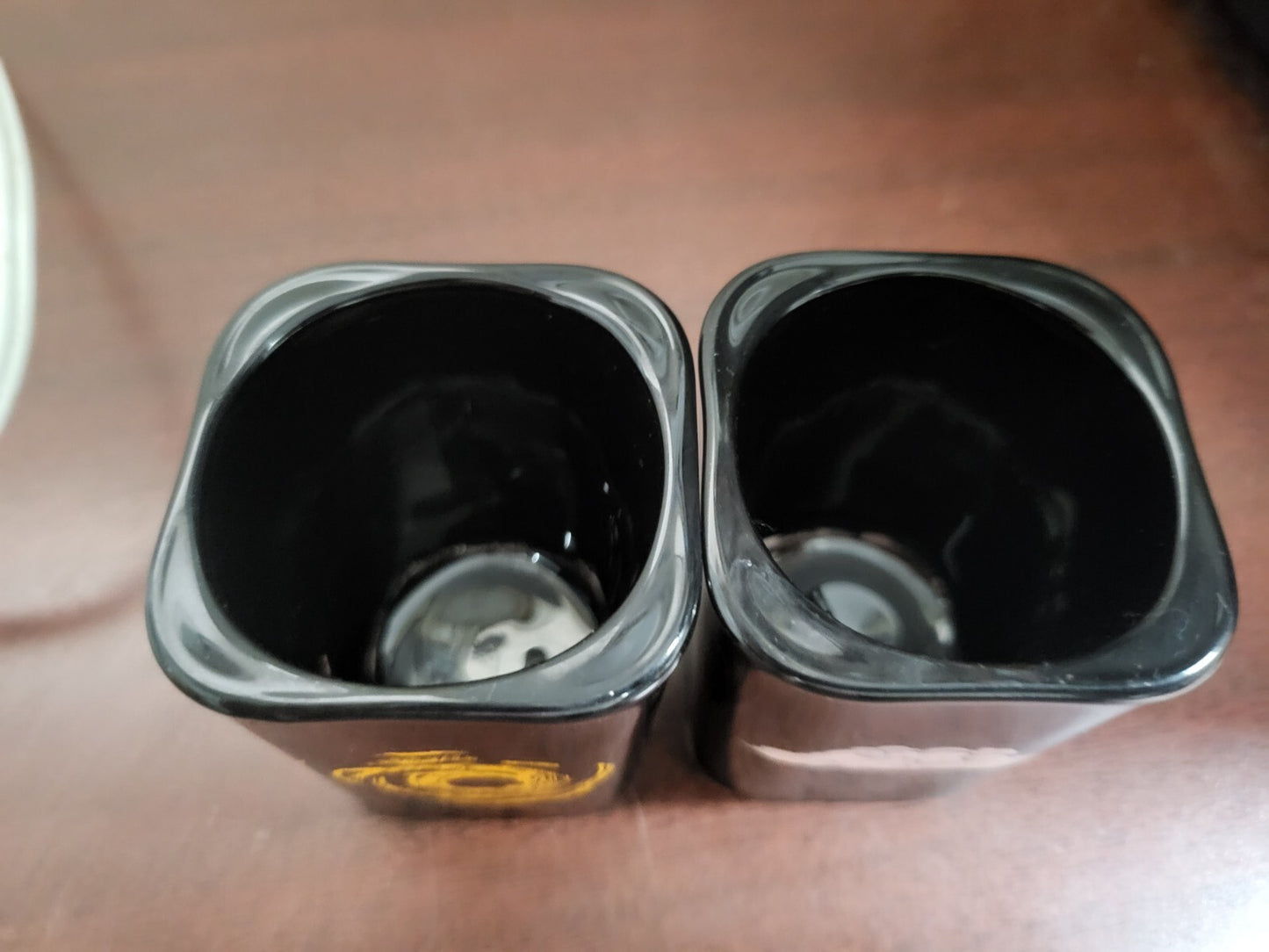 2 Naruto Shippuden Team 7 Character Shot Glasses 2 oz each Black Square EG-09-