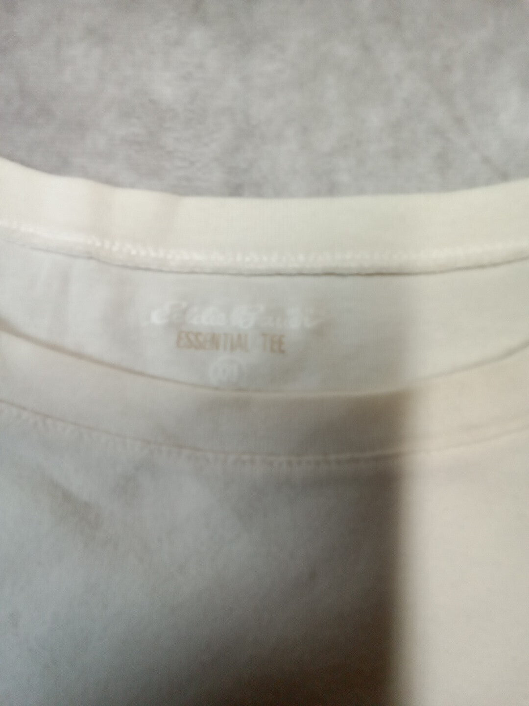 EDDIE BAUER Women's Favorite Short-Sleeve Crewneck T-Shirt Petite 2XL Off White