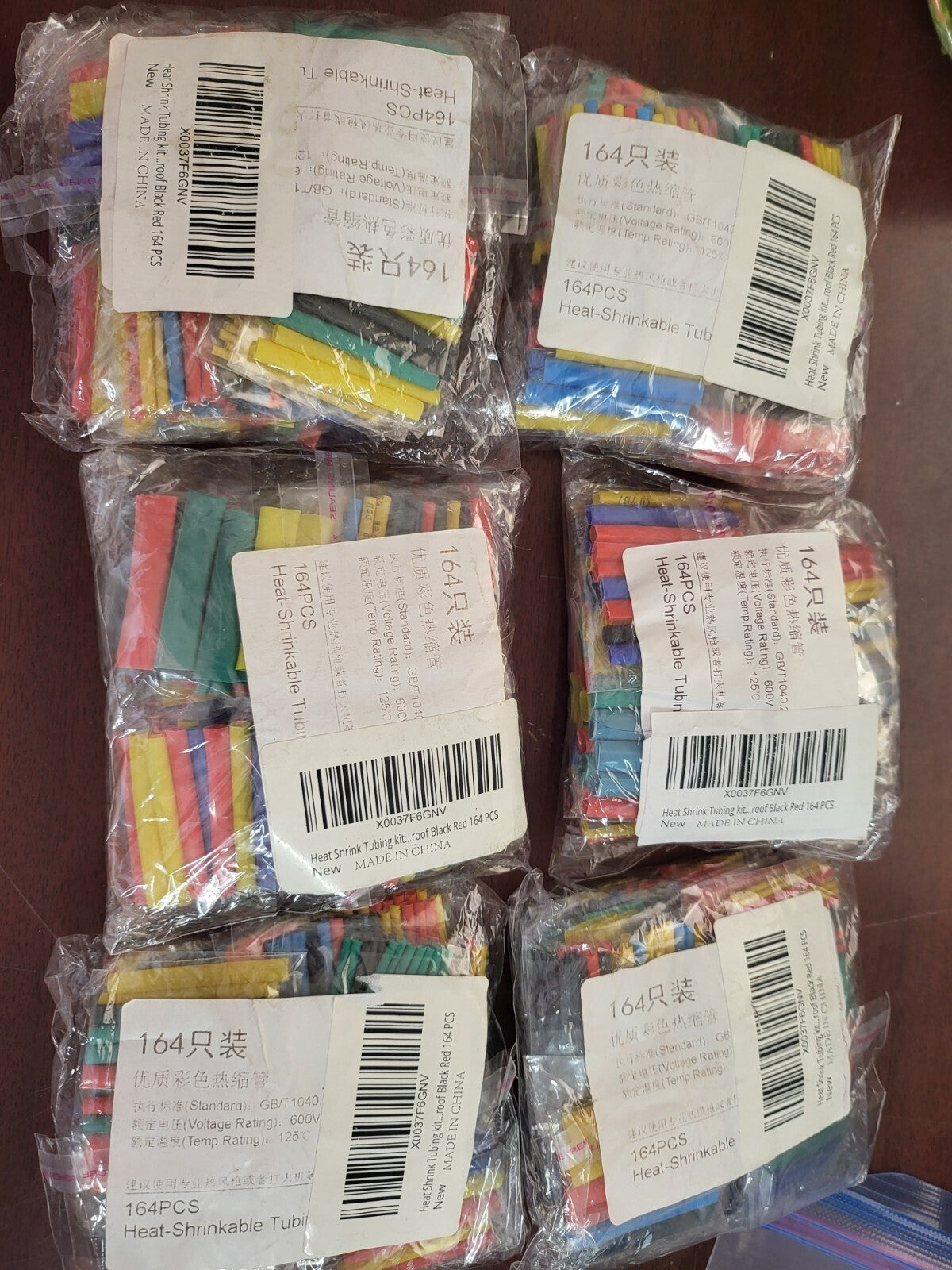 984 pc Heat Shrink Tape Assortment Kit Electrical Shrink Wrap Tubing Cable