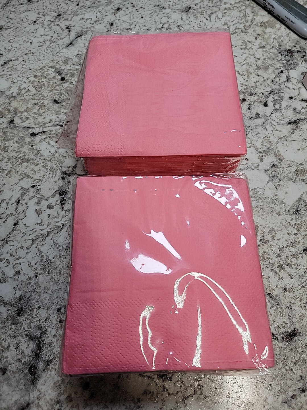 pink napkins 2 Stacks
