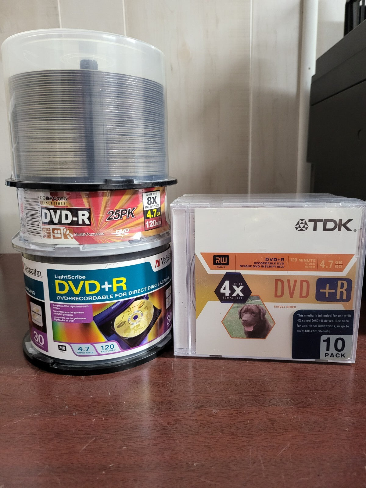 105ct DVD-R CD Lot ~ Verbatim TDK More Blank Compact Disc *see pics