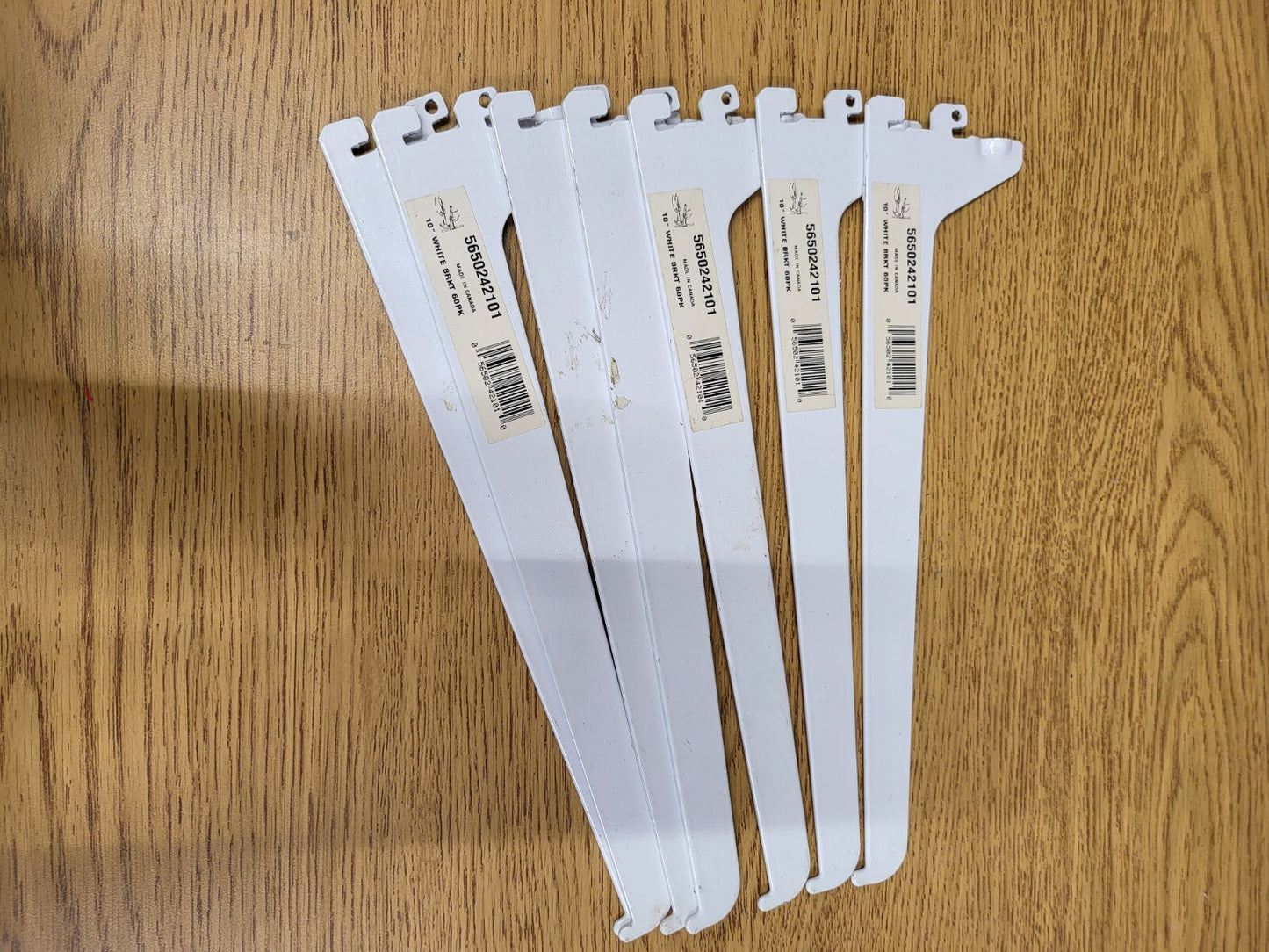 7 ct ClosetMaid 10" White Metal Shelf Bracket