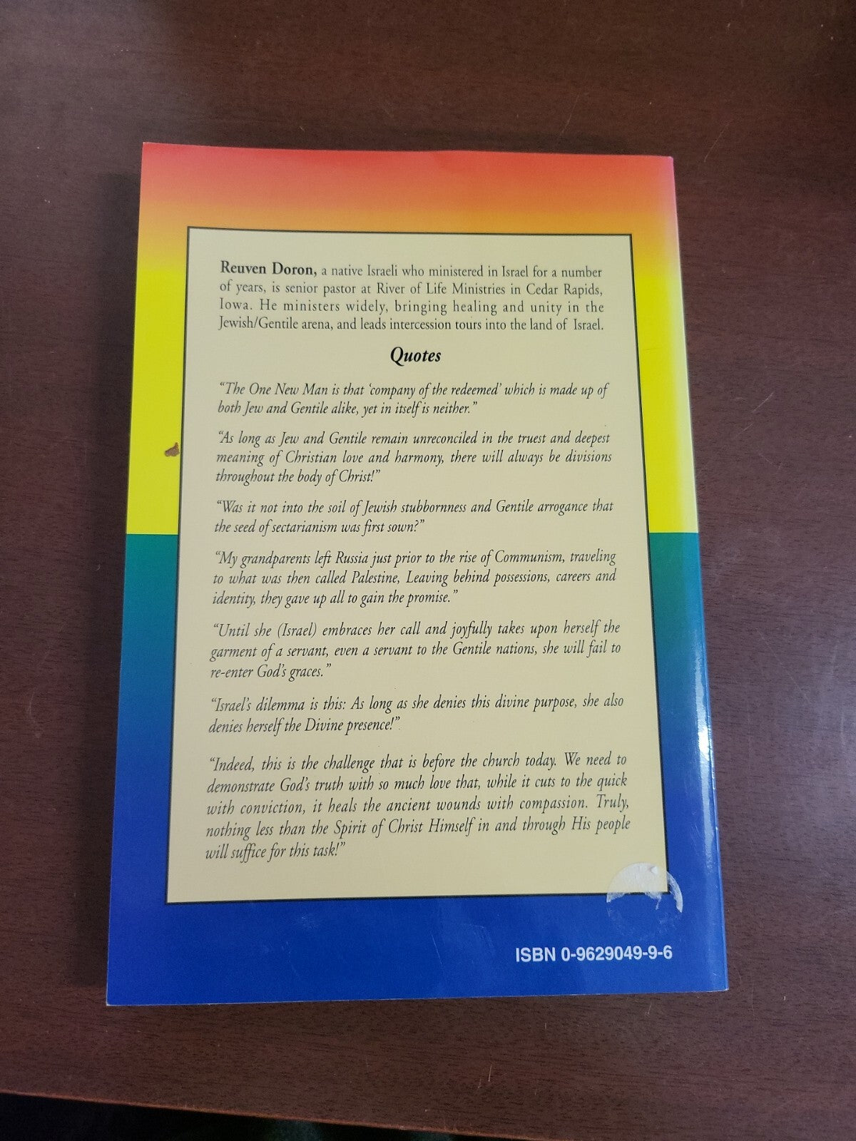 Book - One New Man by Reuven Doron #2828