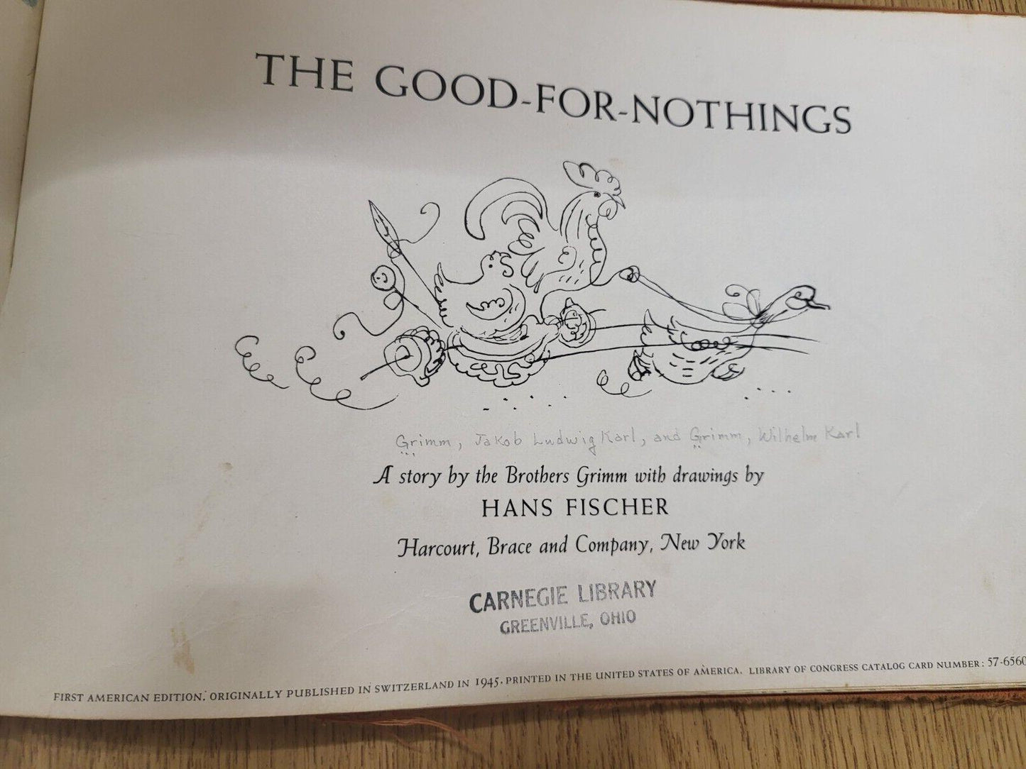 Book - The Good-For-Nothings (First American Edition) The Brothers Grimm #2762