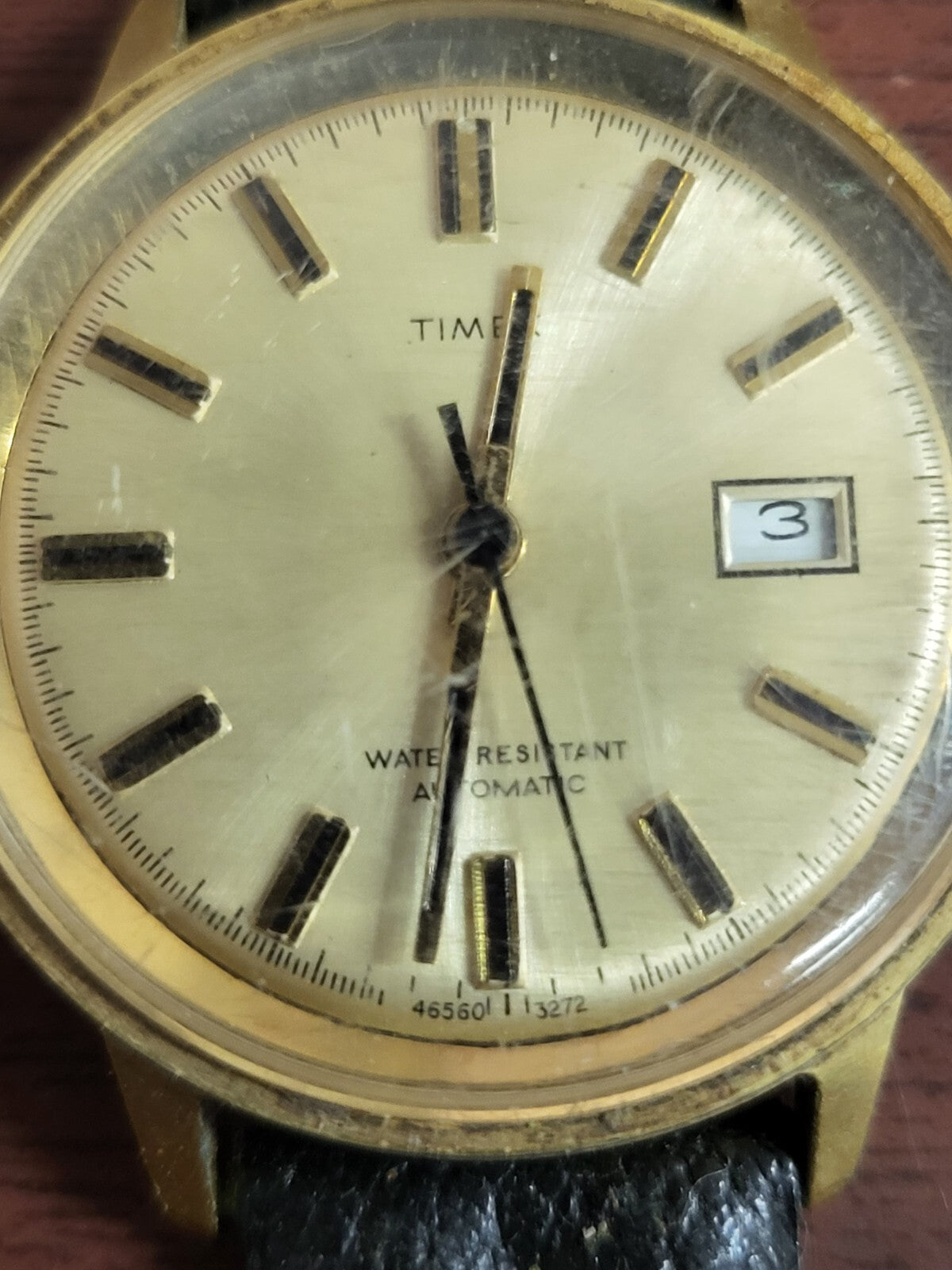 Vintage Timex Automatic Wrist Watch Date Complication Runs #146