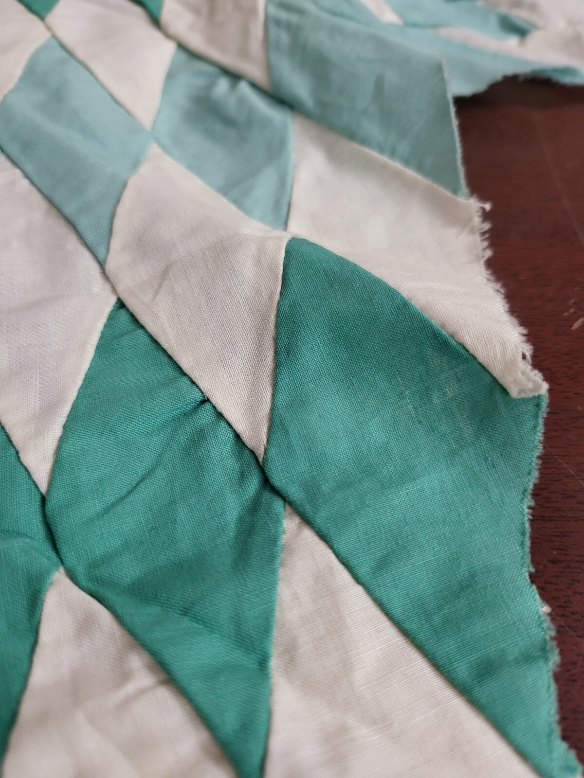 Quilting Fabric 1/2 of Texas Star 74" point to point Smooth Texture Part Quilt