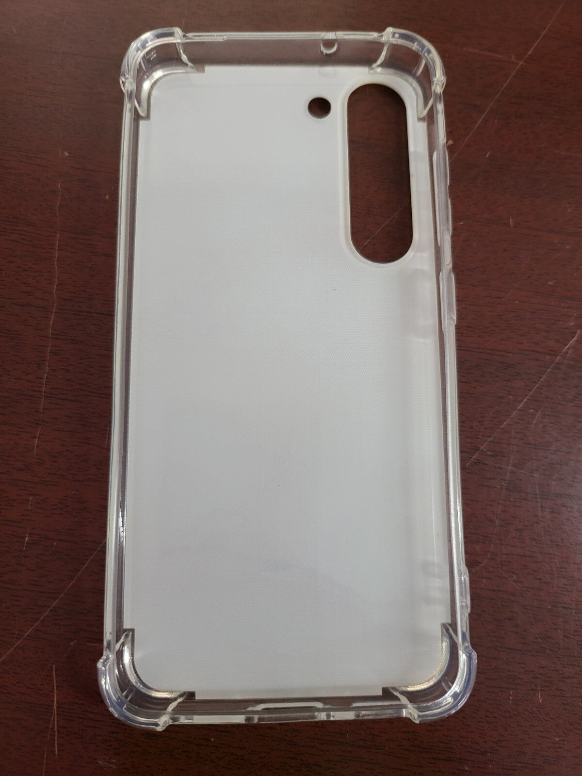 Galaxy S23 Case Hardshell Cell Phone Cover Yellow Floral Design & Clear
