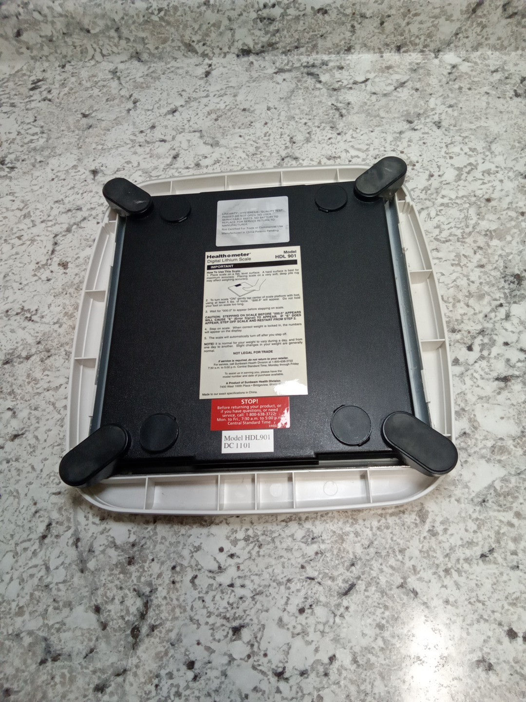 health o meter Digital scale Model HDL901