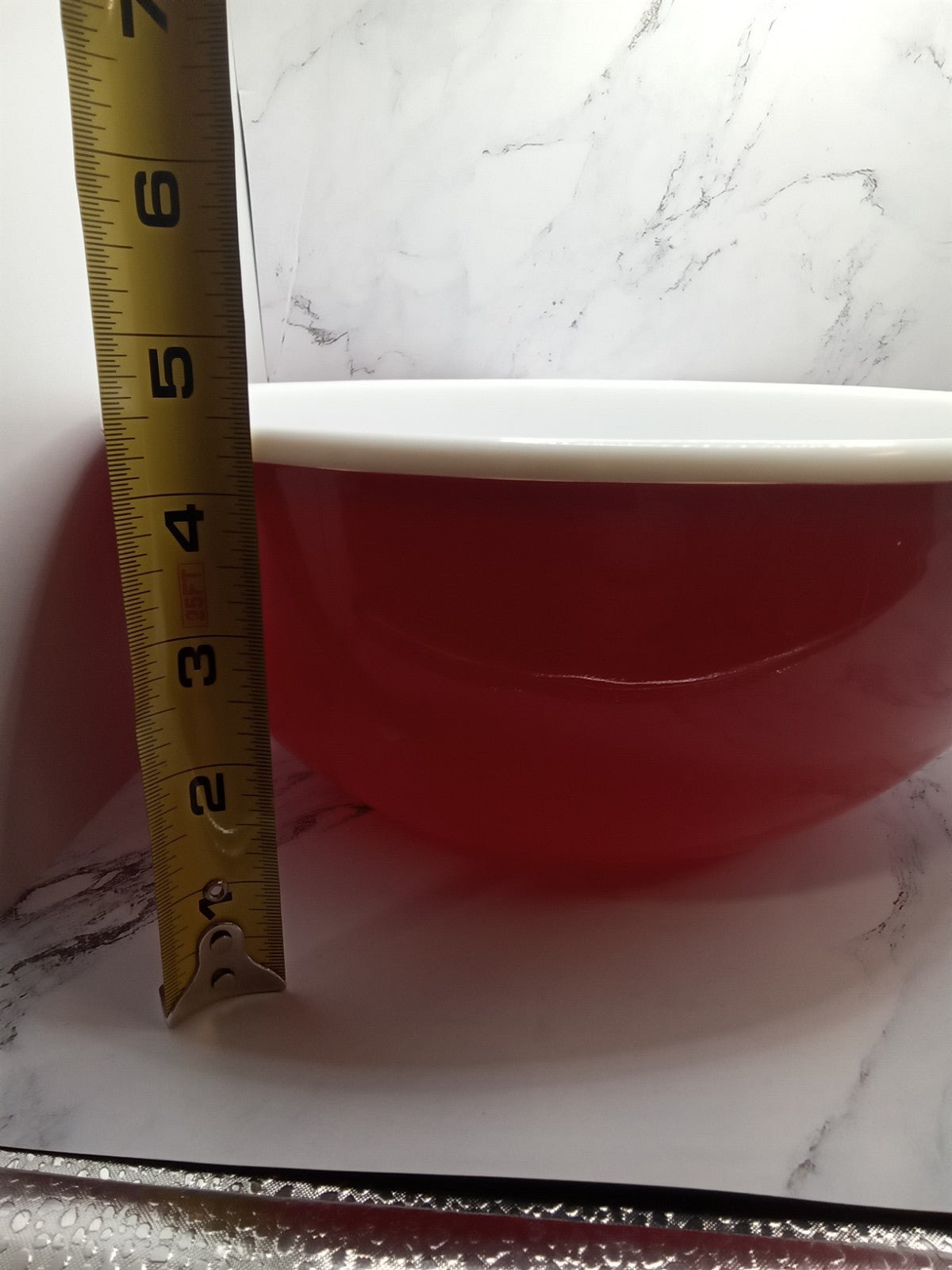 Red And White Popcorn Bowl Plastic