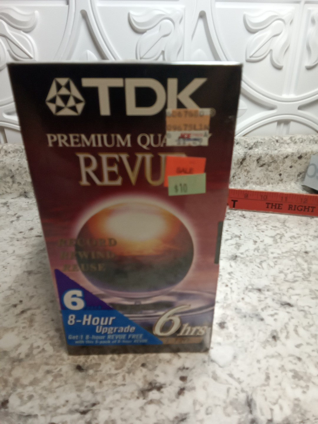 Pack Of 6 TDK T120 And T160 Blank VHS Tapes, Factory Sealed!