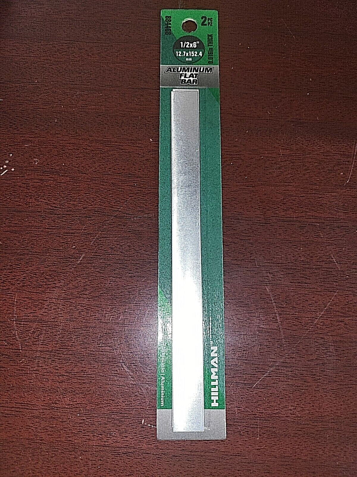 3 - 2pc Hillman Aluminum Flat Bar 1/2 x 6" x .016" #884468 Mill Stock Machining