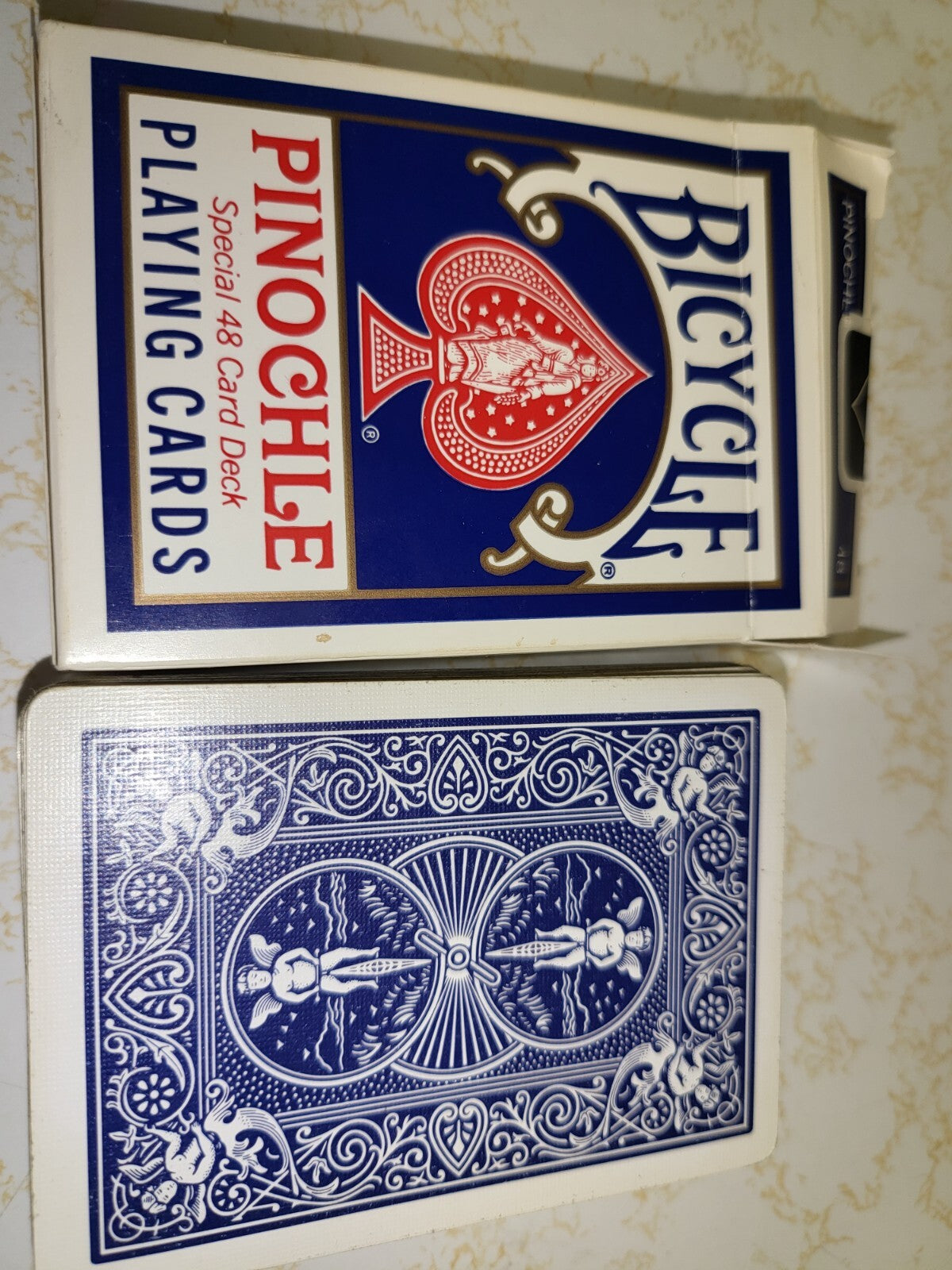 Playing Cards Bicycle Pinochle Deck in Box - COMPLETE 48 Card Deck