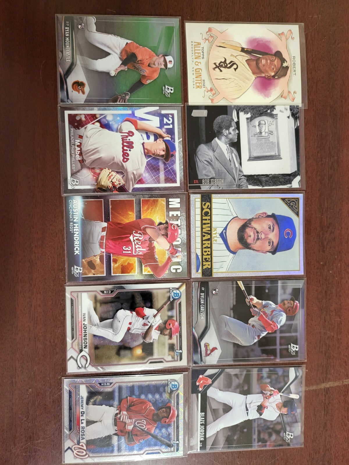MLB Baseball Trading Card Lot of 10 Panini Don Russ *sleeved - see description