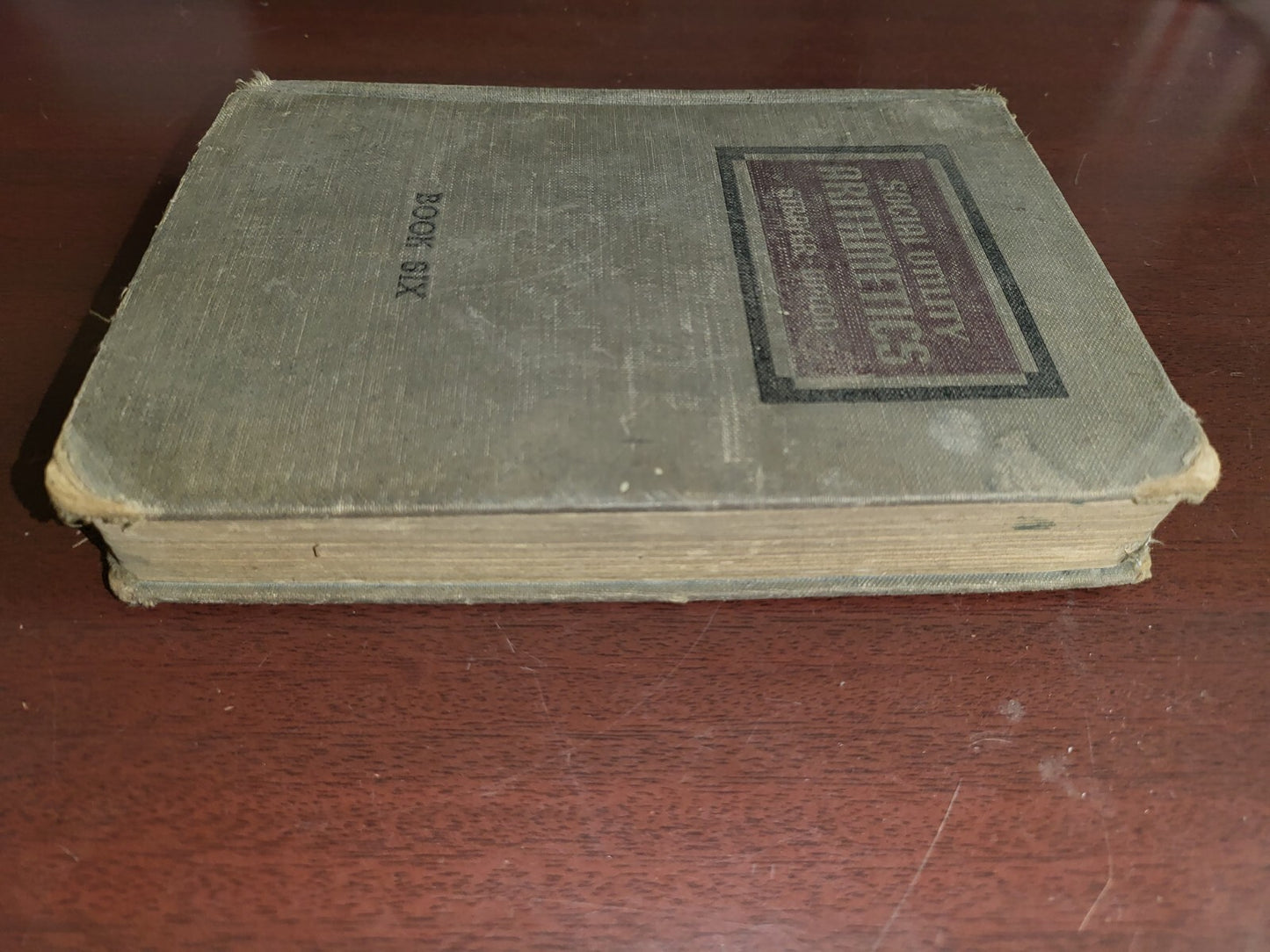 Book - Vintage School Text Book - Social Utility Arithmetics Book 6 1937 #2658