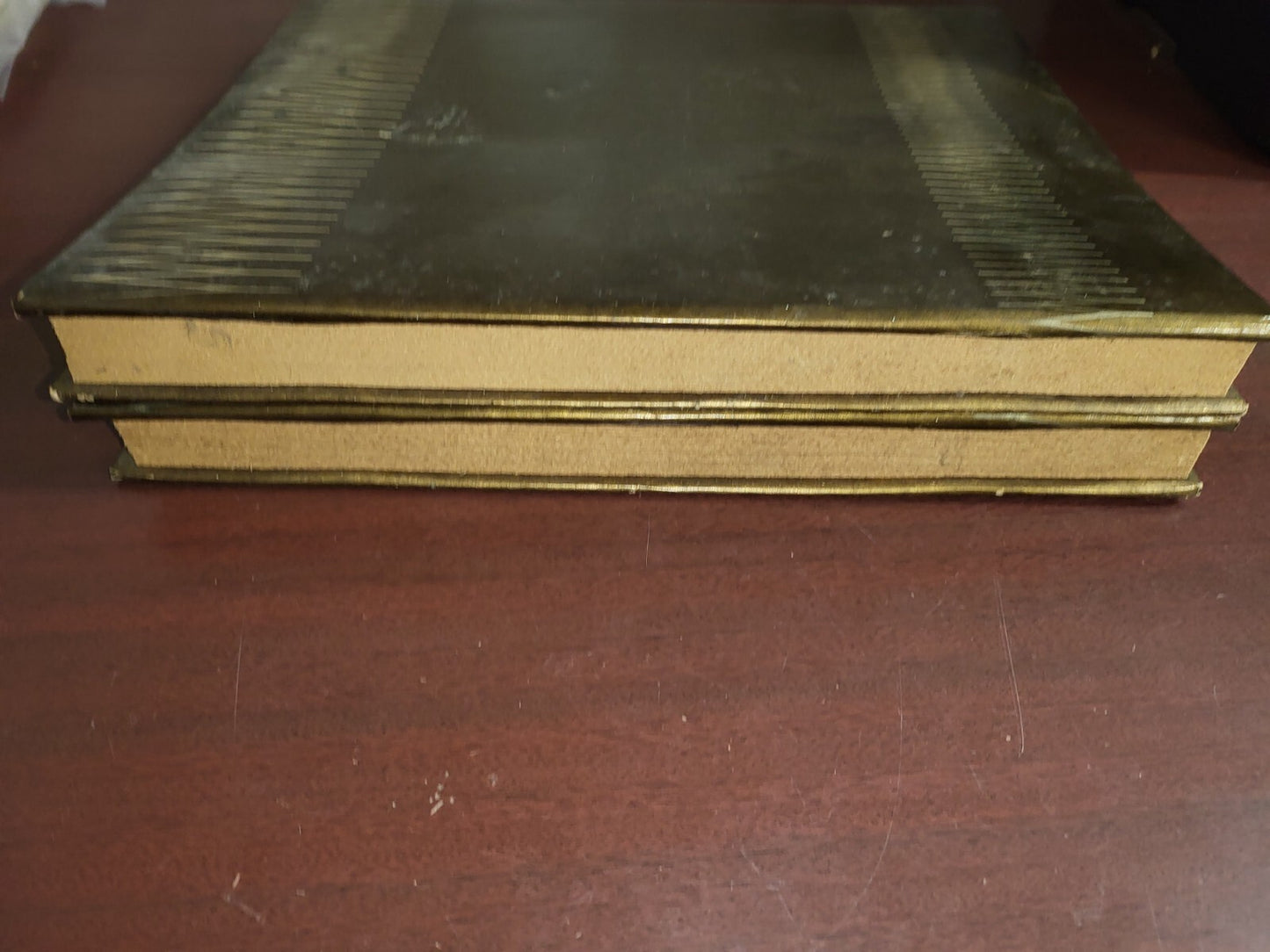 4 Vintage Scrapbook 14.5 x 11.75 x 1.75" Empty