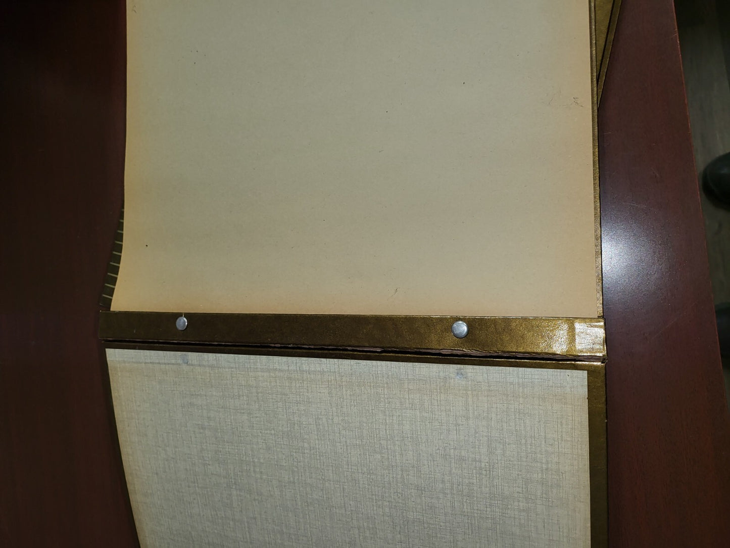 4 Vintage Scrapbook 14.5 x 11.75 x 1.75" Empty