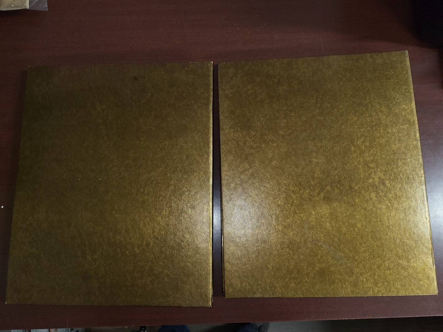 4 Vintage Scrapbook 14.5 x 11.75 x 1.75" Empty