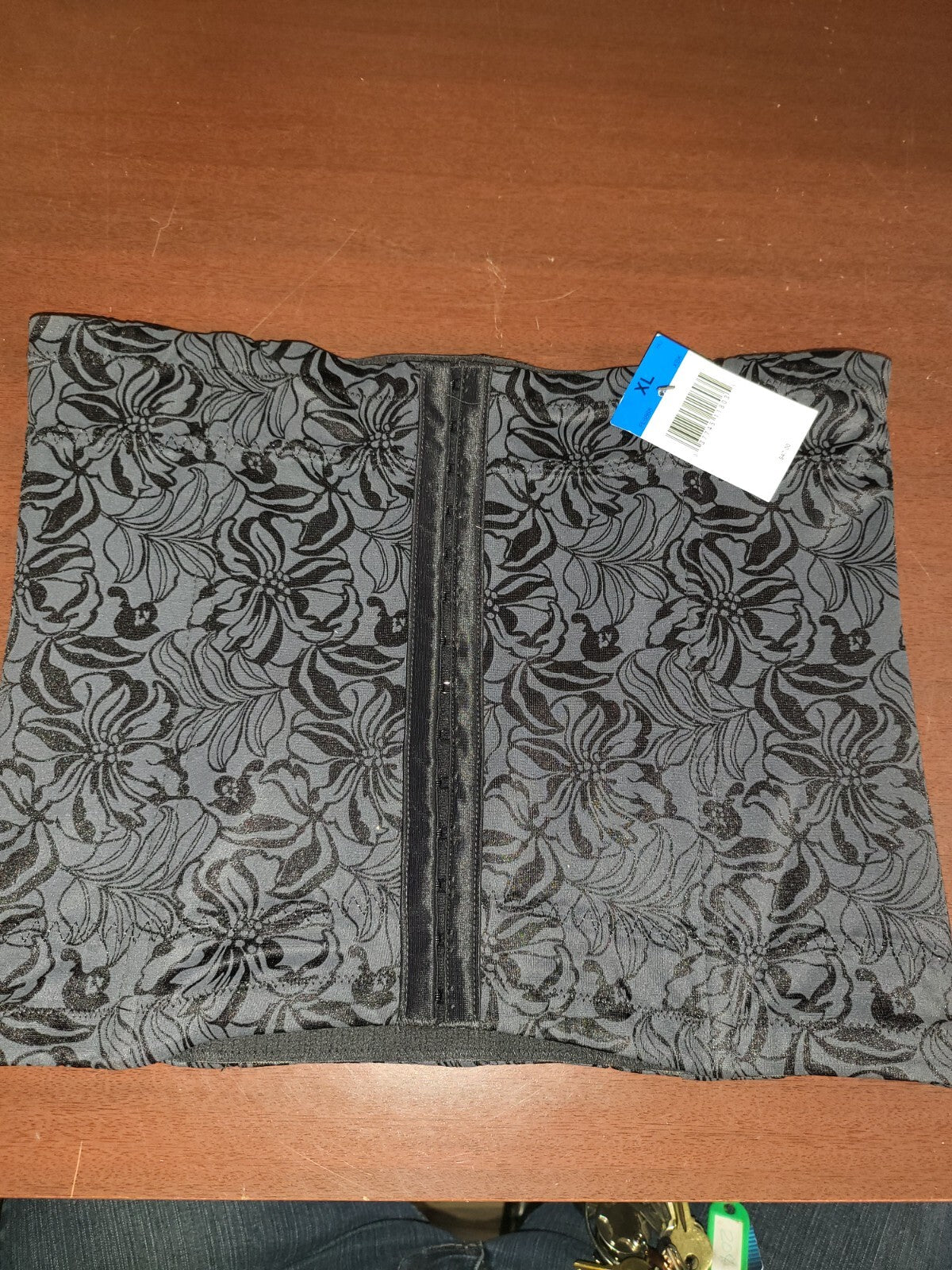 Maidenform Shapewear Waist Cincher Corset size LX Black NWT 14"W 11"L