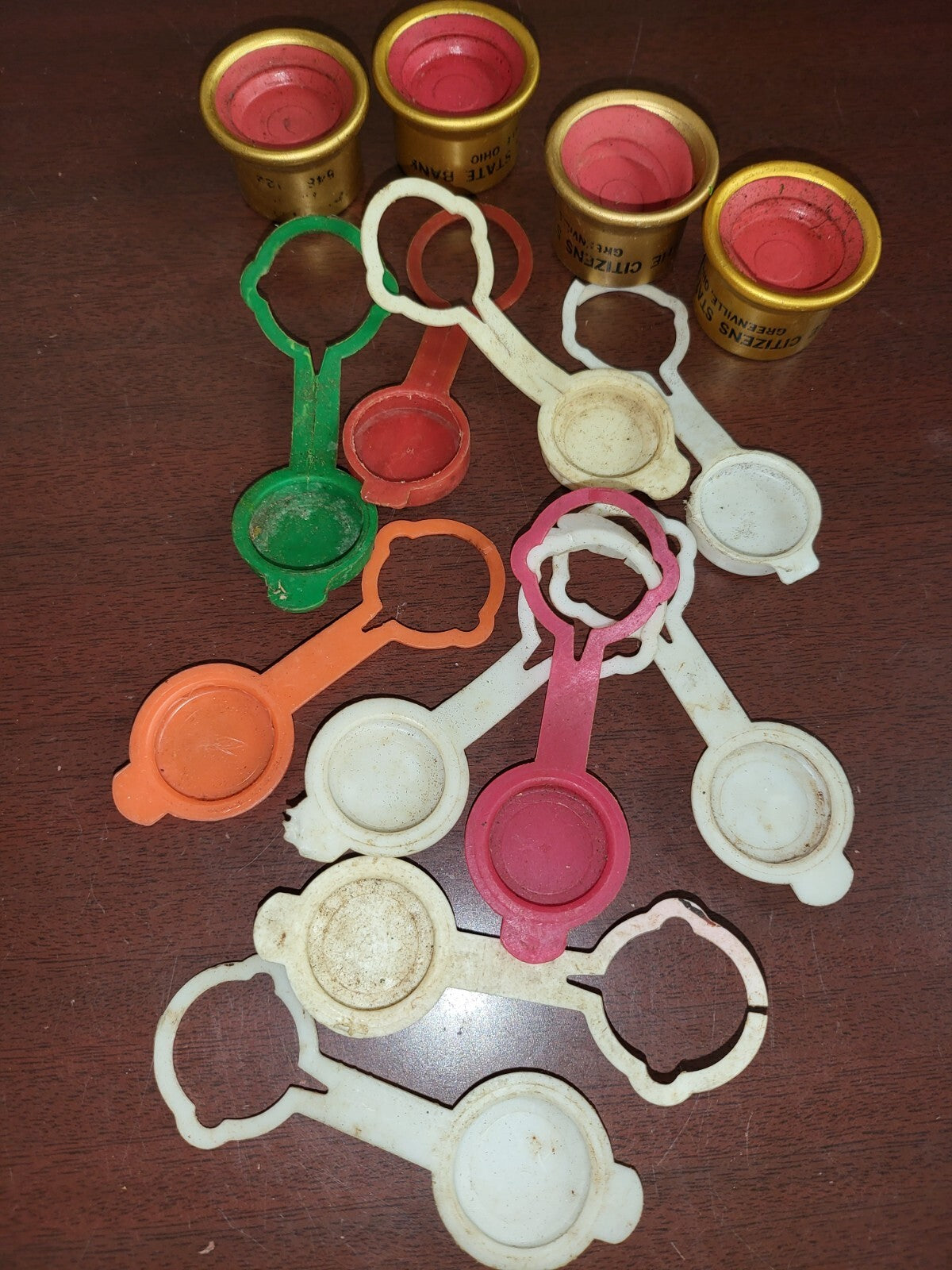 14 Vintage Pop / Soda Bottle Cap Lid Advertisements More