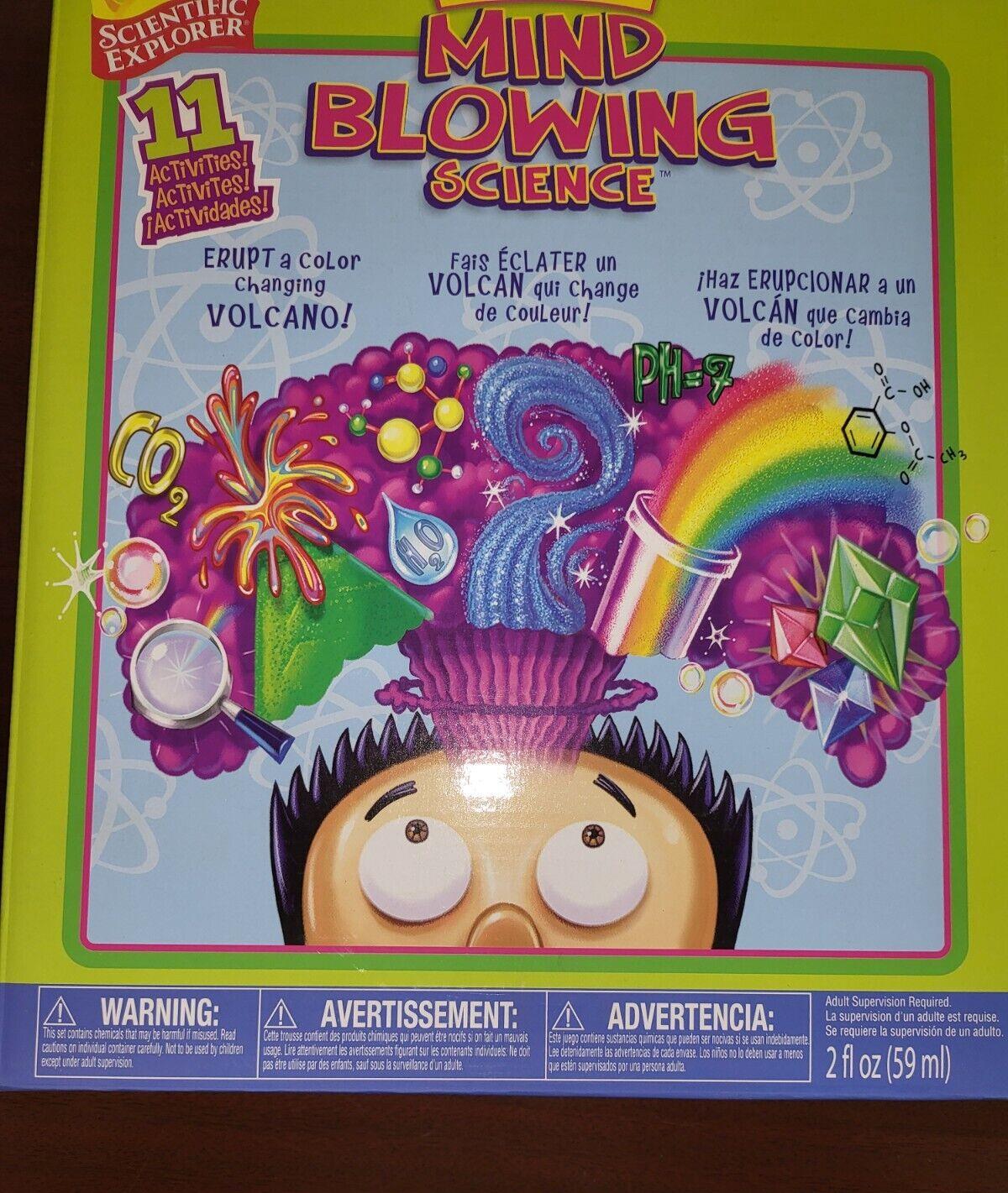 Scientific Explorer My First Mind Blowing Science Kit Game Age 8+ NIOB COMPLETE