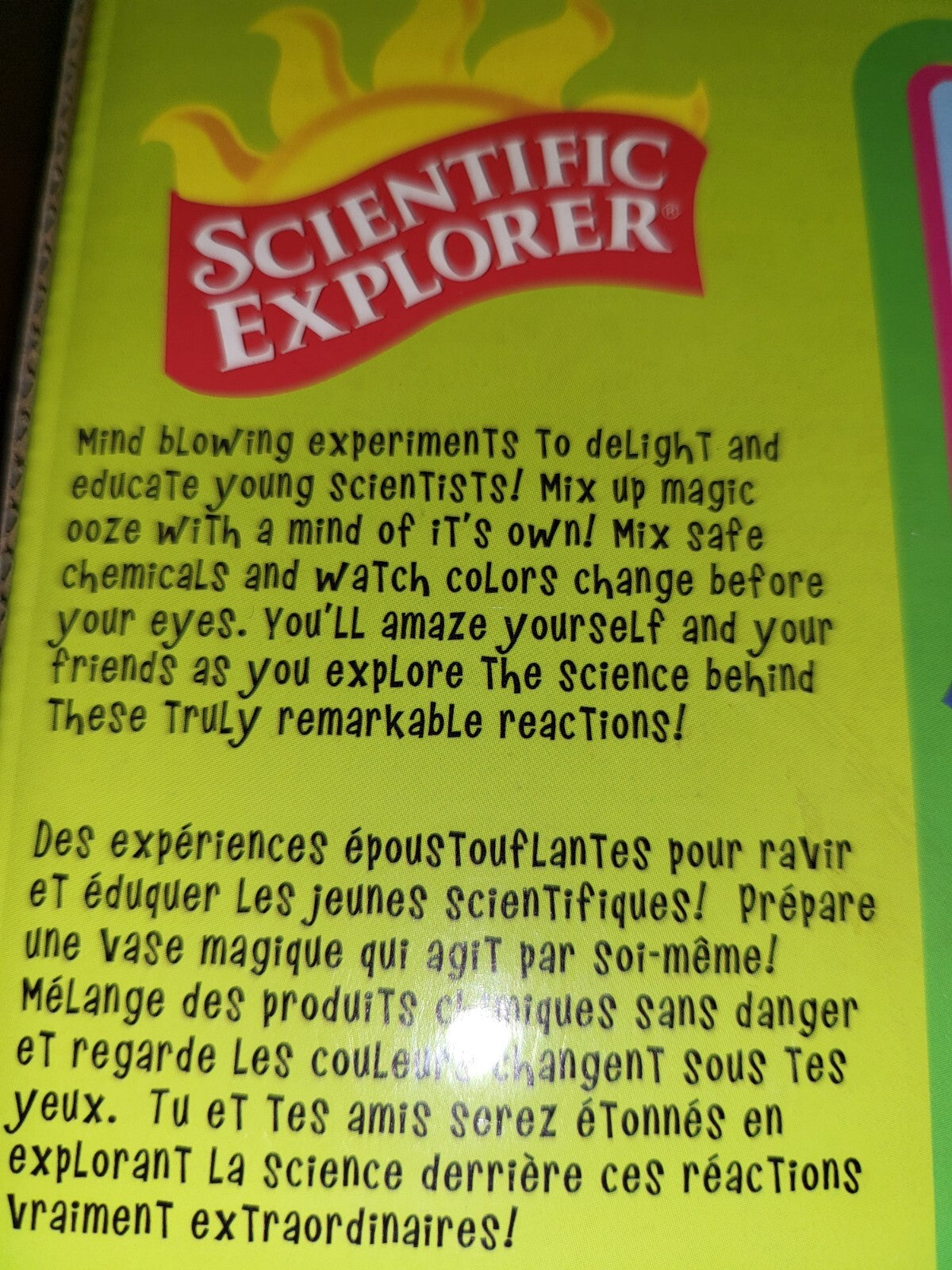 Scientific Explorer My First Mind Blowing Science Kit Game Age 8+ NIOB COMPLETE
