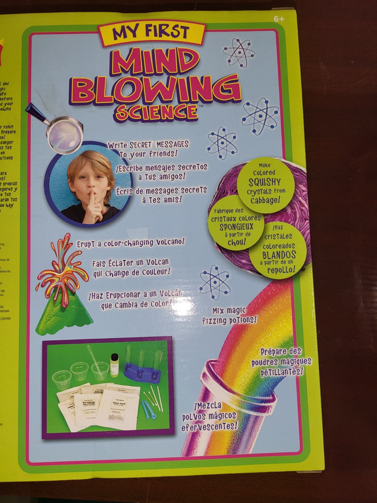 Scientific Explorer My First Mind Blowing Science Kit Game Age 8+ NIOB COMPLETE