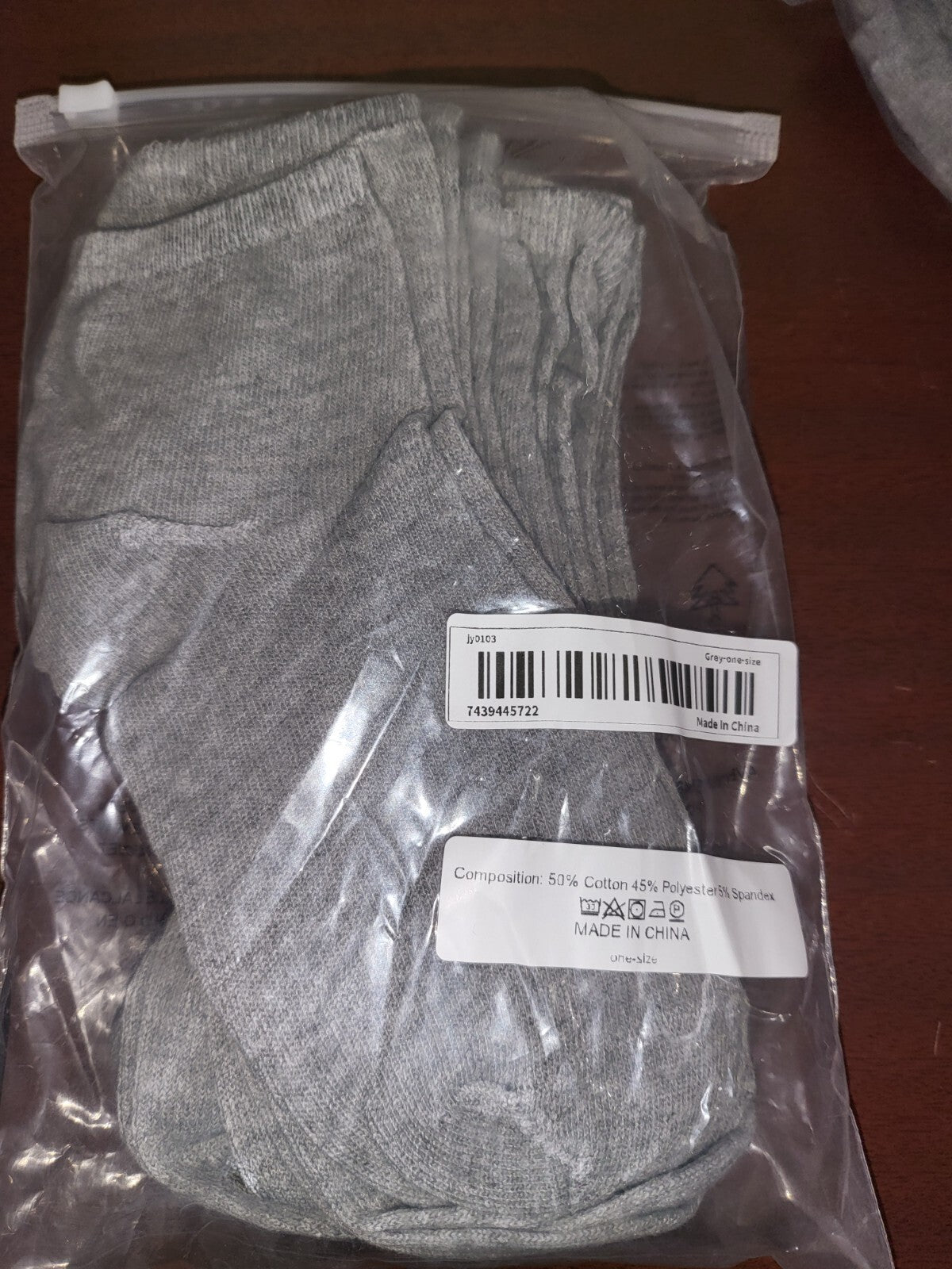 6 pair Ladies Bamboo Ankle Socks Soft Lightweight Breathable GRAY