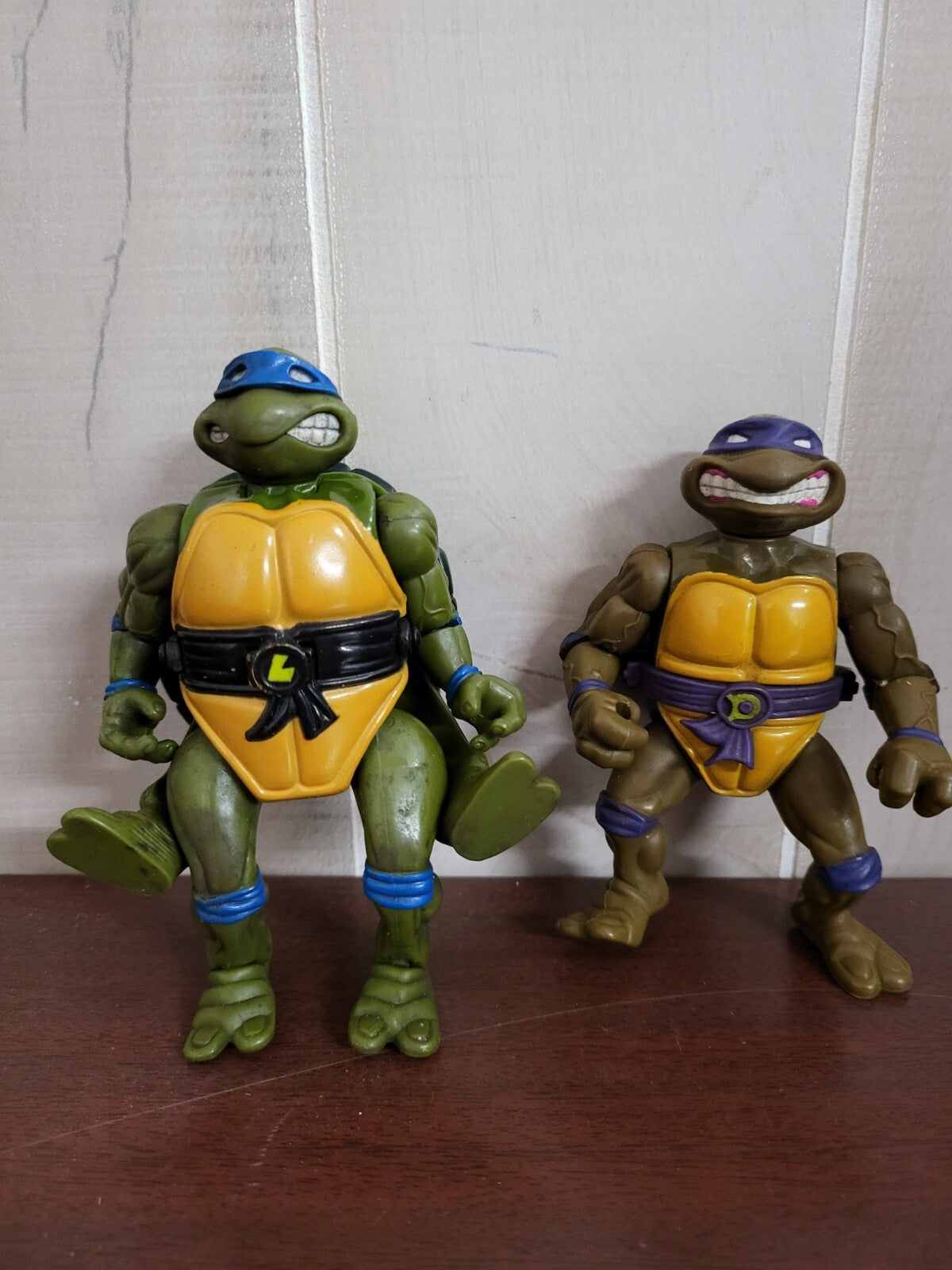 Teenage Mutant Ninja Turtles Action Figures 1992 Leonardo With Shell +1 *read pl