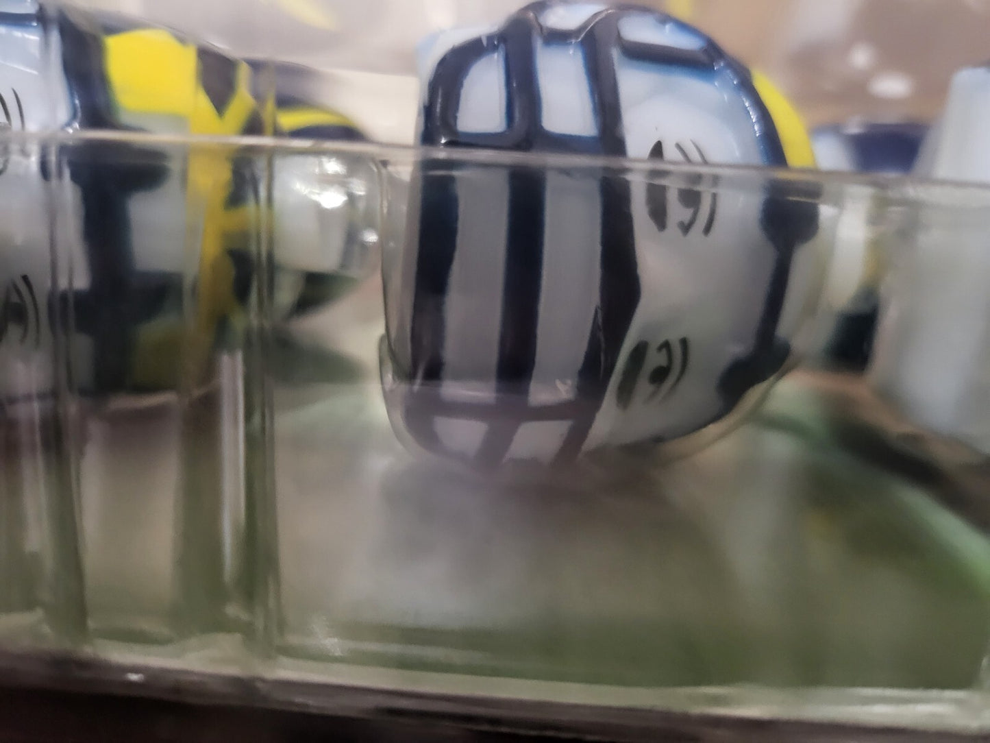 String Party Lights University of Michigan Wolverines 10 - 2" Football Helmets