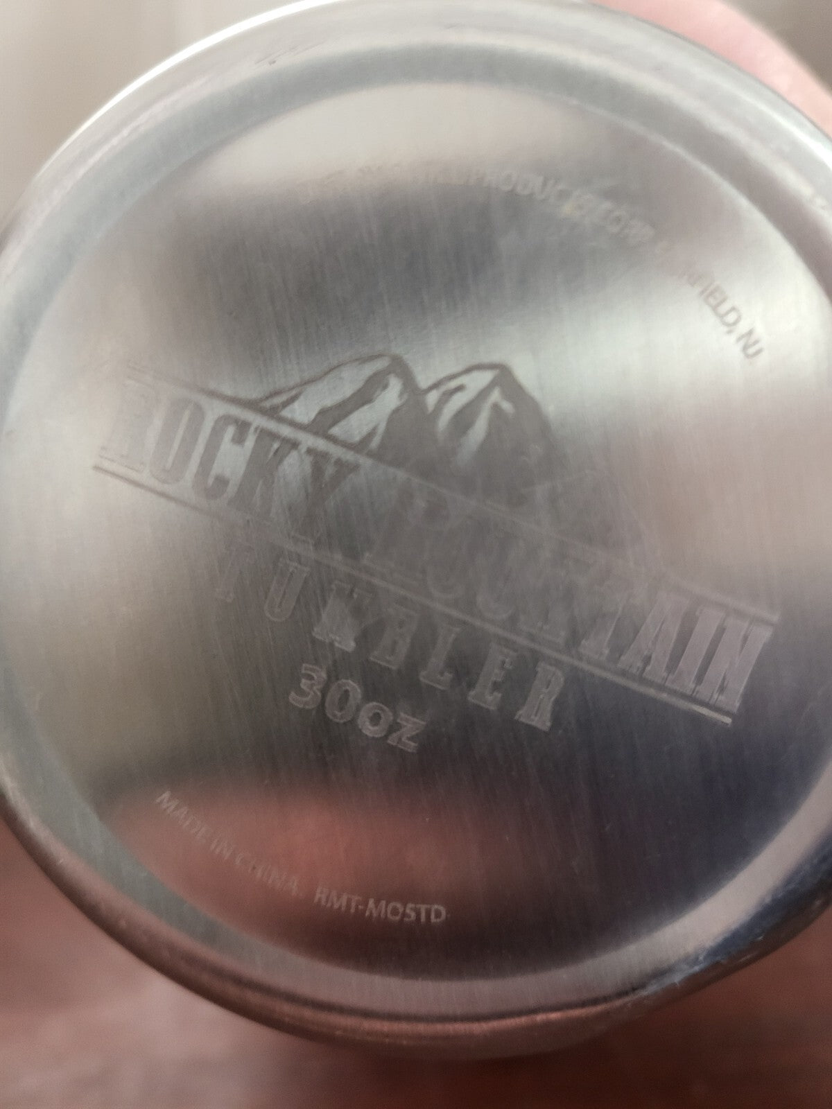 Rocky Mountain Tumbler Stainless Steel 30 oz Insulated Travel Mug & Lid Silver