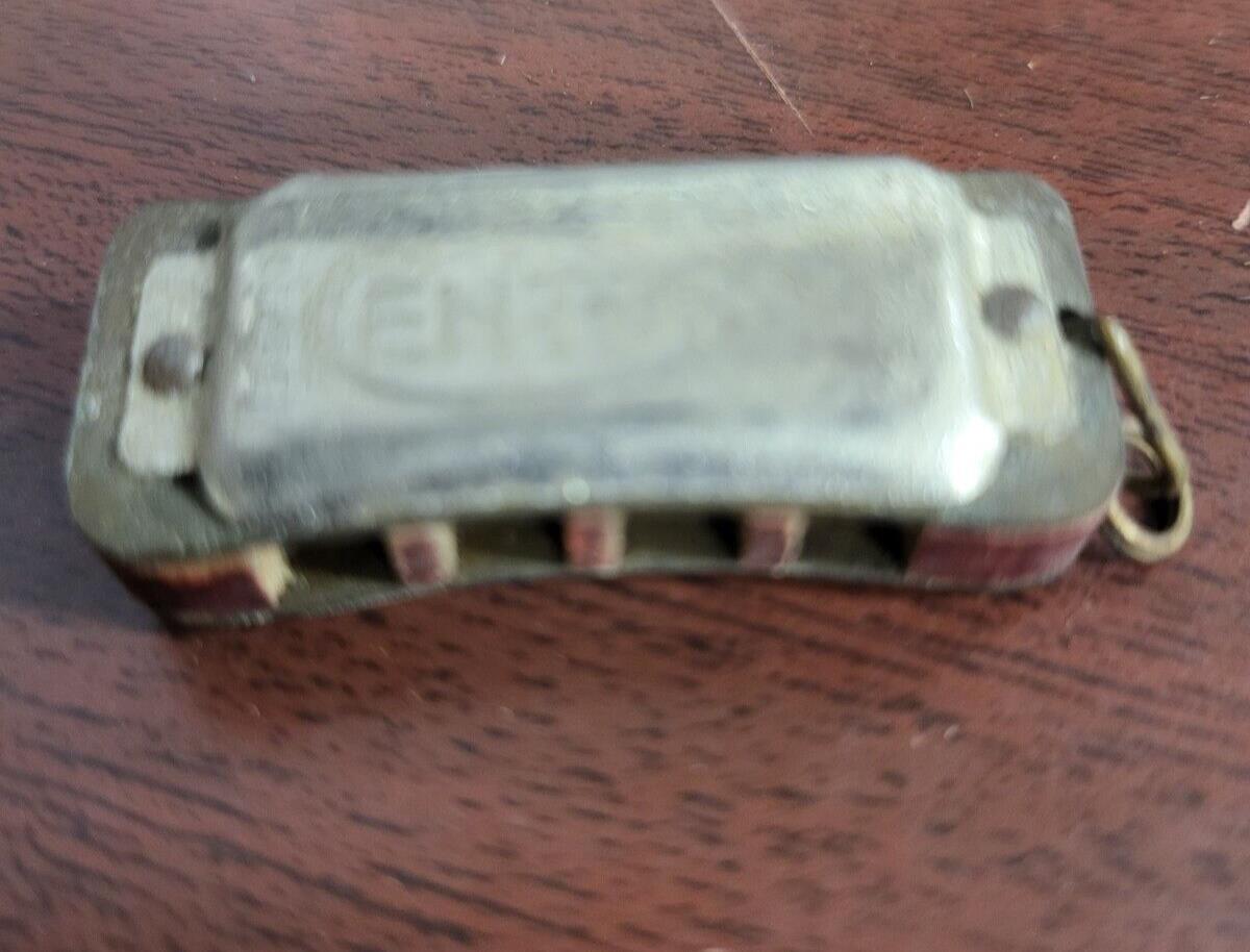 Vintage CENTURY Miniature WORKING Harmonica ~1.5"L Musical Instrument