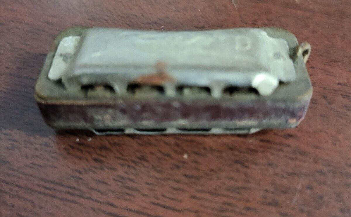 Vintage CENTURY Miniature WORKING Harmonica ~1.5"L Musical Instrument