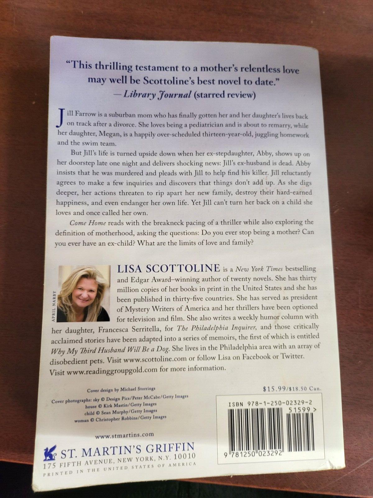 Book - Come Home by Lisa Scottoline St Martin's Griffin