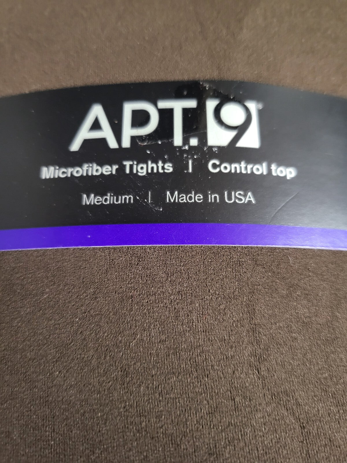 Tights Panty Hose BROWN Apt 9 Control Top MEDIUM